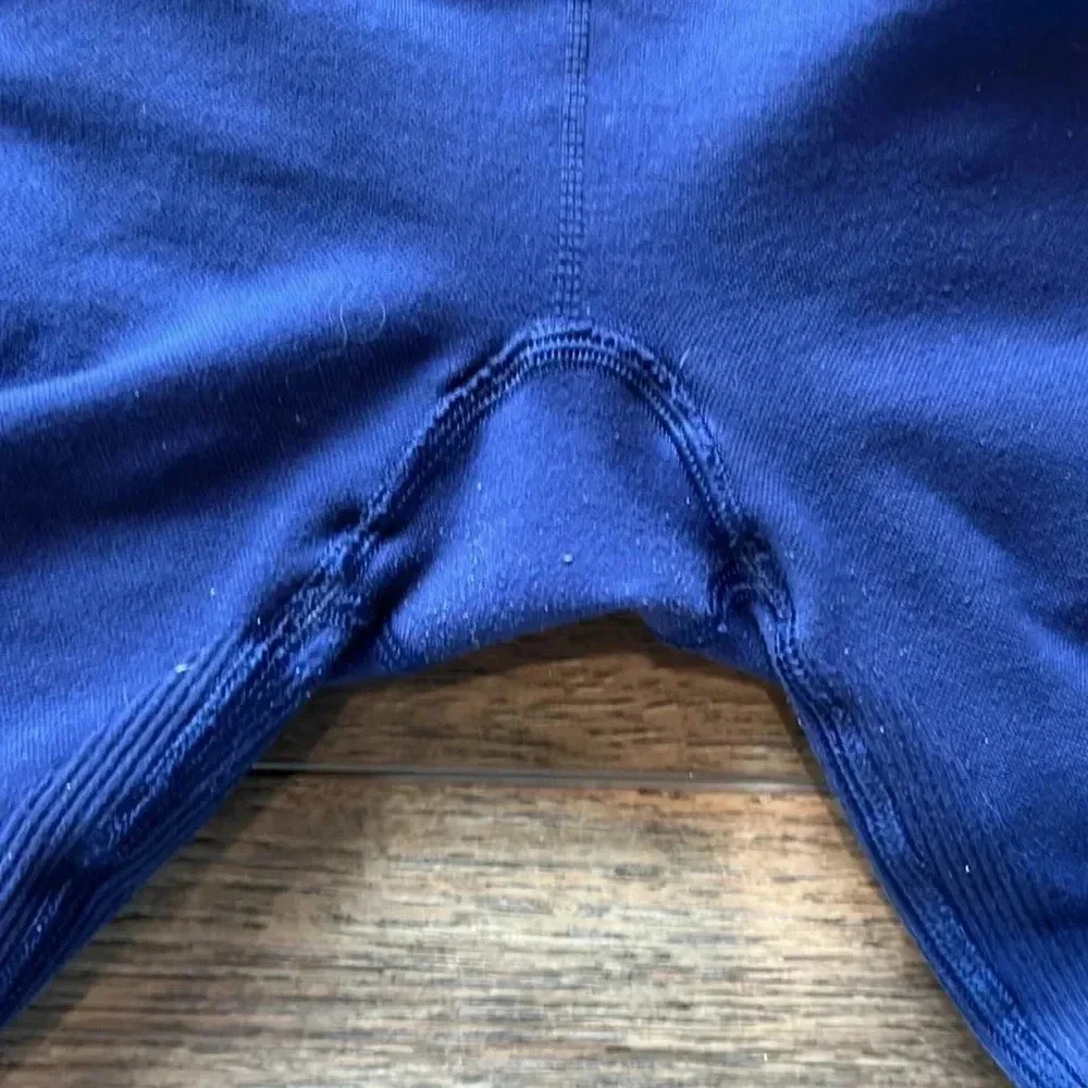Lululemon Ebb and Flow Seamless Crop Leggings Blue Size 6